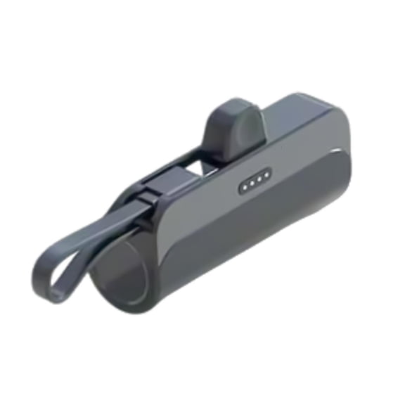 Yammee 5000mAh Mini Capsules Powerbank Portable Pocket Charging Bank Built In Cable