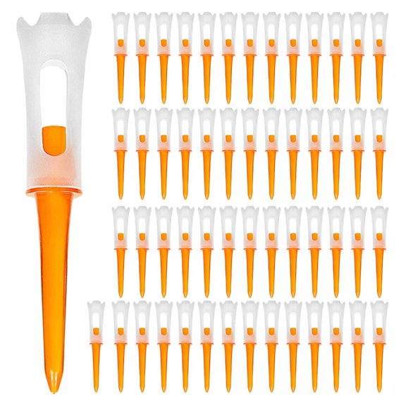 Yammee 50Pcs Low Resistance More Distance Consistent Height Tees Golfs Driver Training