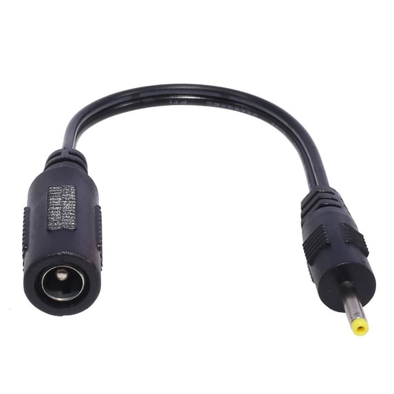 Yammee 5521 Female to Male Power Adapter Cable 5.5x2.1mm Female to 2.5x0.7mm 3.5x1.35mm 4.0x1.7mm Male for Charging Conversion