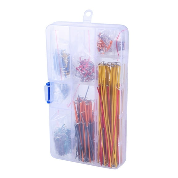 Yammee 560Pcs 2-125mm Breadboard Connecting Line Cables Circuit Board Breadboard Wire Breadboard Jumper Wire Assorted Kits