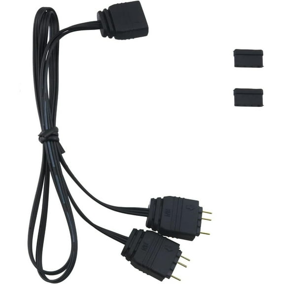 Yammee 5V 3Pin ARGB SYNC Adapter Cable for Gigabyte Motherboard SYNC PC Chassis Fans