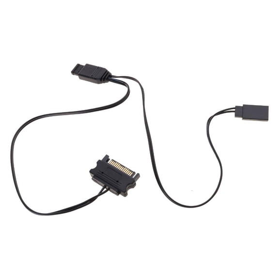 Yammee ARGB 5V 3Pin Extension Cable Adapters Cooling Fan HUB Splitters Connectors for Motherboards