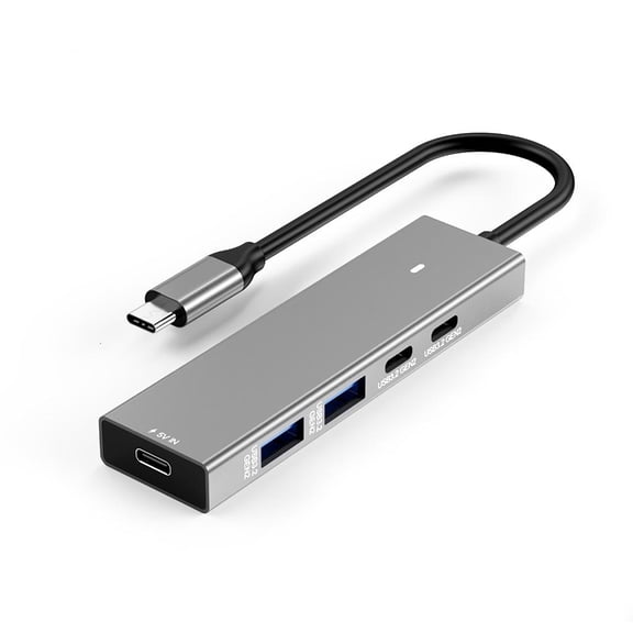 Yammee 5in 1 USB C Hub USB3.2 TypeC Splitter with Power Delivery Fast Data Transfer