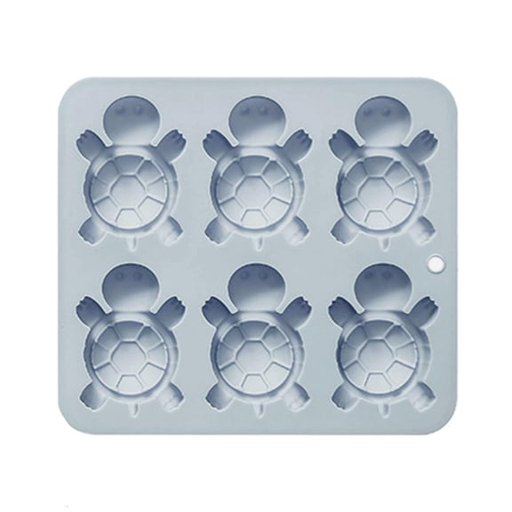 Yammee 6 Cavity Turtles Silicone Mousse Cake Mold Party Celebration Dessert Bakewares
