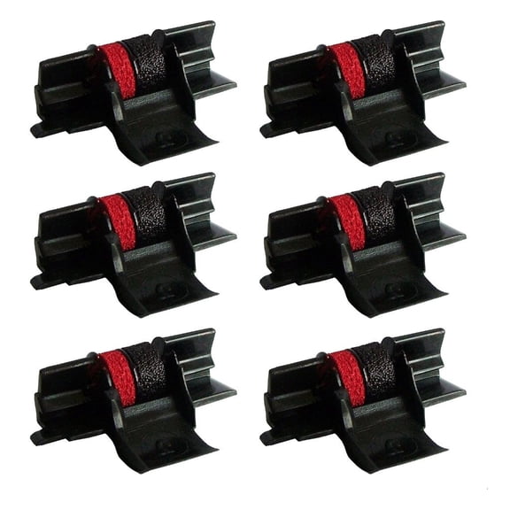 Yammee 6PCS Ink Roller Set for IR40T for CITIZEN CX-123 /CX-120 Calculator and Many Others