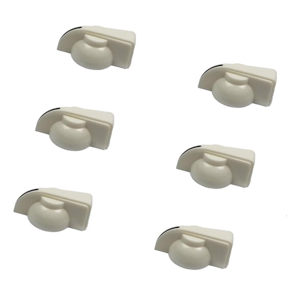 Yammee 6Pcs Guitar Amplifier Effect Pedal Knobs Plastic Guitar Amplifier Knobs