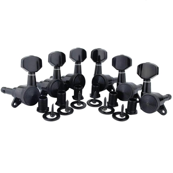 Yammee 6x 6R/6L/3R+3L Guitar Locking Tuner 1:18 Lock String Tuning for Key Peg Machine