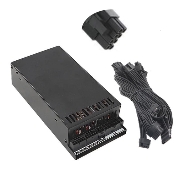 Yammee 700W Power Server Desktop Computer Power Supply Unit Full Module Switching Power Supply Space Saving PC Power Supply Unit