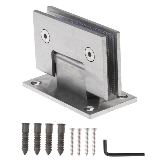 Yammee 8-12mm Glass Door Hinge Bathroom Shower Door Frameless Bracket Wall Mounted Door