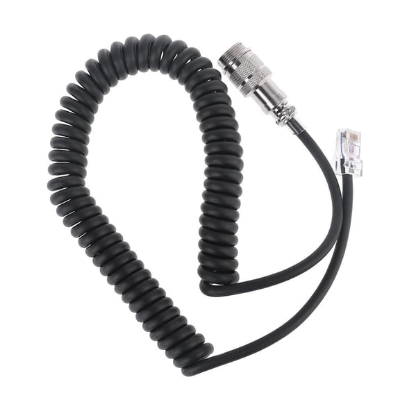 Yammee 8Pin to RJ-45 Modular Plug Mic Cable Adapter for Yaesu Microphone MD-200 MD-100