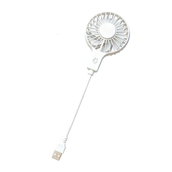 Yammee 8cm Diameter Portable USB Fan 3 Level Wind Speeds Quiet Operation Flexible For Computer Laptop