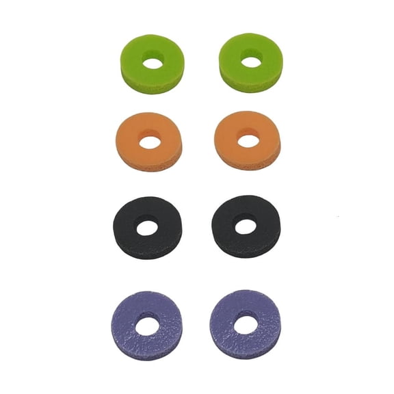 Yammee 8pcs Game Controller Auxiliary Rings Sponge Motion Control Rings Aim Assist Rings Support Multiplatform