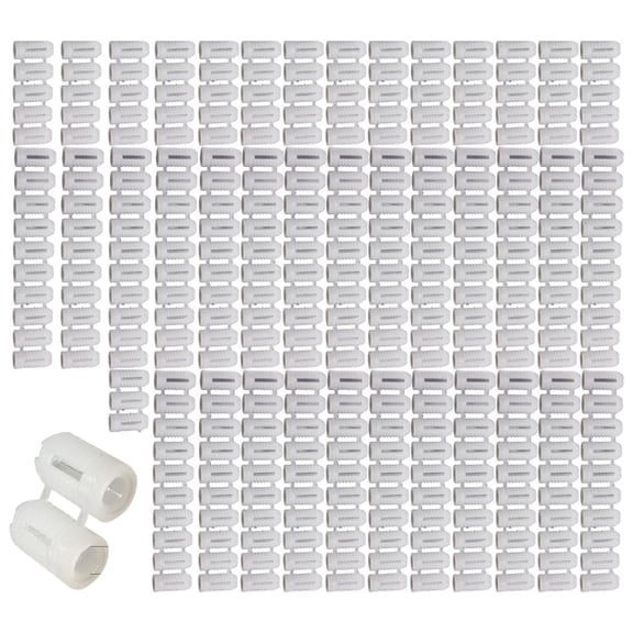 Yammee 900pcs Sturdy Plastic Expansion Dowels for High Performances Home Installation