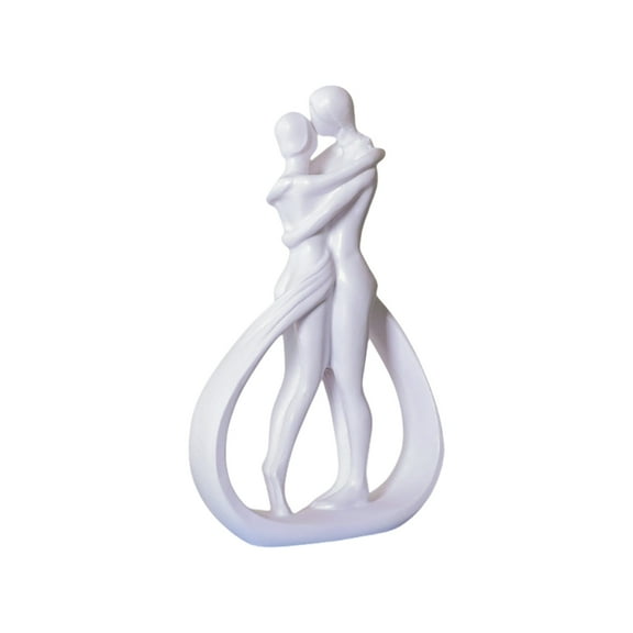 Yammee Abstract Couple Statue Modern Home Decoration Figure Sculptures Figurines