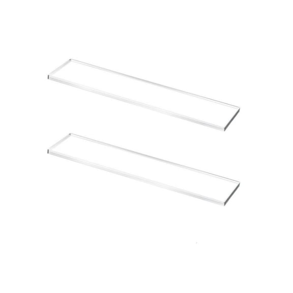 Yammee Acrylic Shelves Medicines Cabinet Replacement with Smooth Surfaces for Bathroom Kitchen Supplies