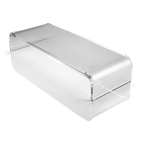 Yammee Acrylic Transparent Tabletop Computer Monitor TV Screen Riser Gamers PC Stand Heavy Duty Durable Household Screen Riser