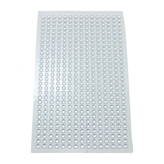 Yammee Adhesive Rhinestones Stickers 3mm Rhinestones Face Stickers Acrylic Gems Sticker for Face Makeup Nail Art Decoration