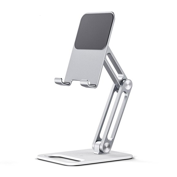 Yammee Adjustable 2 Axis Hands-free Cell Phone Stand Stable Foldable Desktop Pad Holder