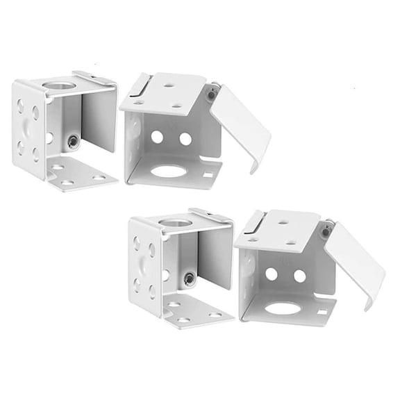 Yammee Adjustable Blind Hardware Brackets Metal Louver Bracket Curtain Fixing Window