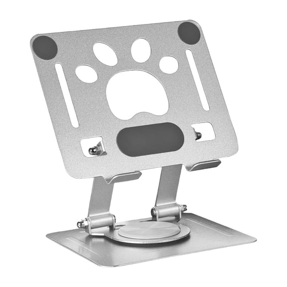 Yammee Adjustable Laptop Stand for Desk Metal Foldable Laptop Risers Portable Laptop Holder Mount Cooling Computer Notebook