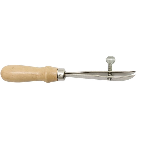 Yammee Adjustable Leather Edging Creaser Tool Wood Handle Leather Edging Scriber Working Tool for Leather Wallet Belt Bag
