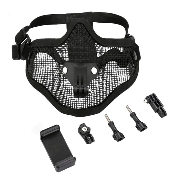 Yammee Adjustable Mount for Action Camera Nylon Lightweight Outdoor Use Flexible Action Camera Head Mount Accessories