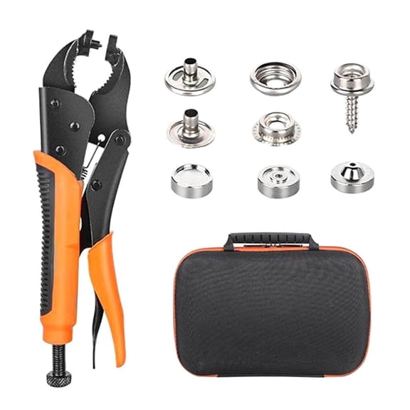 Yammee Adjustable Snap Install Tool Pliers Snap Fastener Tool Snap Fastener Pliers for Replacing Tarps Canvas Easy to Use