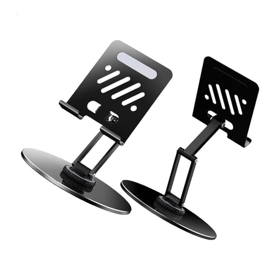 Yammee Aluminum Adjustable Tablet Stand Holder with 360 Rotating Base for Drawing Video