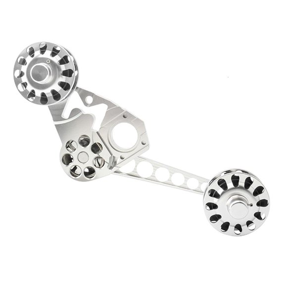 Yammee Aluminum Alloy Bicycle Chain Guide Folding Bike Rear Derailleur Chain Tensioner Wheel 2/3/6 Speed