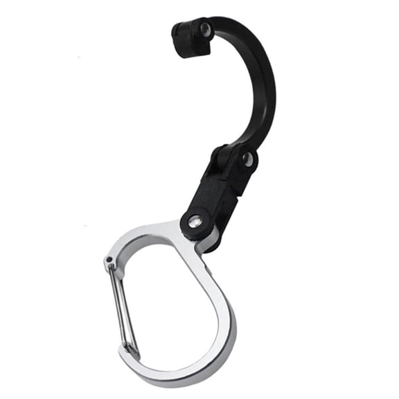 Yammee Aluminum Alloy D Shape Buckle, Multifunctional Carabiner Clip Buckle Outdoor