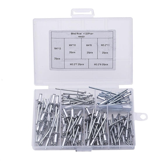 Yammee Aluminum Blind Rivets Metal Sheet Rivets Furniture Assembly Rivets for Enthusiasts & Professional In Various Industries