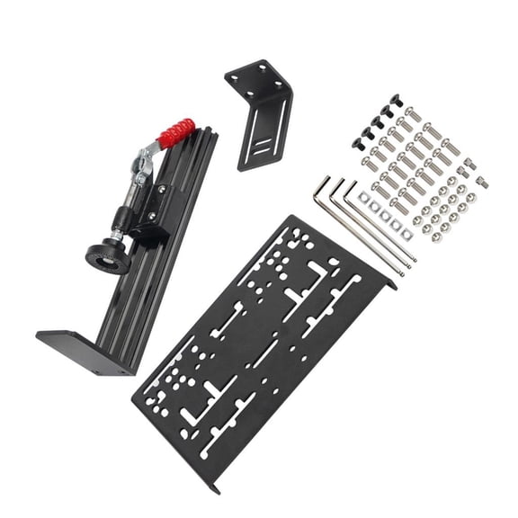 Yammee 1 Set High Strength Aluminum USB Shifter Handbrake Desktop Mount For G Driving Force Shifter Quick Installation