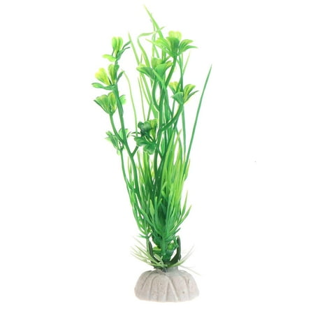 Yammee Aquarium Plant Artificial Fish Tanks Decorations Aquatic Grass Plant 13cm Tall