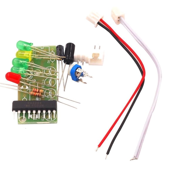 Yammee Audio Level Indicator Power Level Indicator Level Indicating Module KA2284 3.5V-12V Controller AC for DC P cb Board