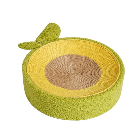 Yammee Avocado Cat Scratching Board Claw Grinder Sisal Cat Scratcher Wear-resistant Cat Scraper Cat Bed Protecting Furniture