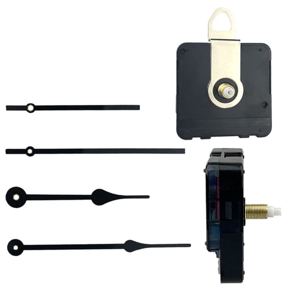 Yammee Battery Powered Clock Mechanism Set for Wall Clocks with Multiple Hand Size