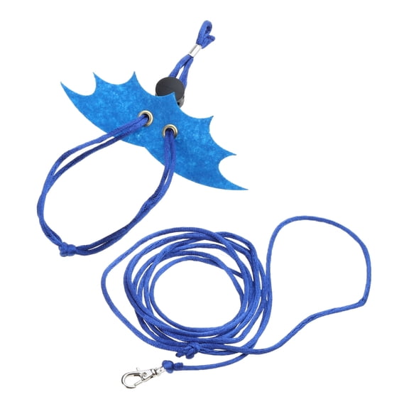 Yammee Bearded Dragon Leash and Harness Set Adjustable Lizard Walking Leash with Leather Wings for Hamsters Small Animals
