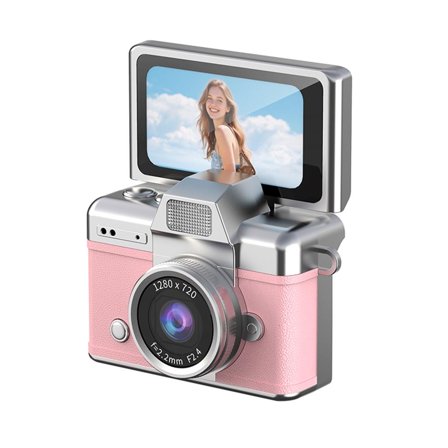 Yammee Beginner Friendly Digital Camera Charm 180°Flip Display Screen and Art Filters