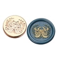 thumbnail image 1 of Yammee Bikes Wax Seal Stamp Flower Series Sealing Wax Stamp for Card Envelope Scrapbooking Letter Invitation Decorations, 1 of 13