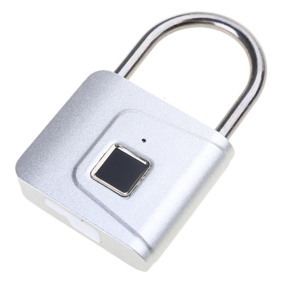Yammee Biometric Fingerprint Padlocks Keyless Lock Medium Sized Digital Fingerprint Lock Suitable for Gym Lockers & Outdoor Use
