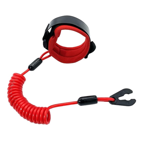 Yammee Boat Outboard Switch Engine Motor Lanyard Kill Stop Button, Safety Cord