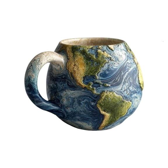 Yammee Body Coffee Mugs Astronomy Theme Ceramic Cup Solar System Planet Design Durable Home and Kitchen Accessories