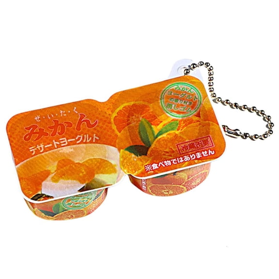 Yammee Bouncy Yogurt Squezz Keychain for Students and Office Workers Alike Use
