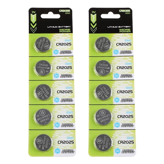 Yammee CR2025 Lithium Coin Batteries CR2025 Batteries Perfect For Auto Alarms Battery
