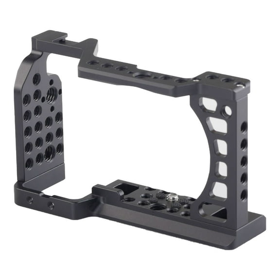 Yammee Camera Cage Rig For A6400 A6300 A6100 DSLR Camera Aluminum Frame for Video Film Movie Making Stabilizer Mount