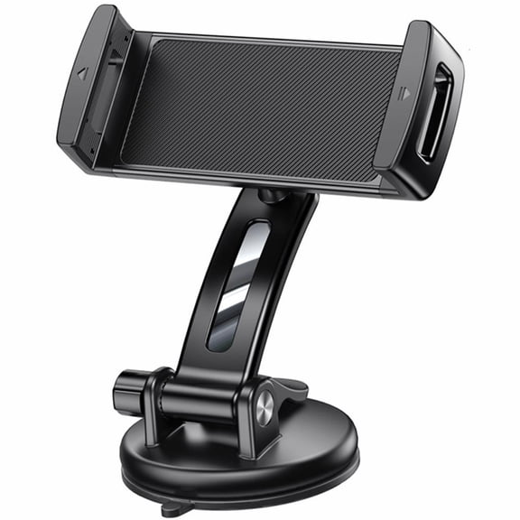 Yammee Car Dashboard Tablet Mount Holder Rotatable Suction Cup with Large Clamp Dashboard