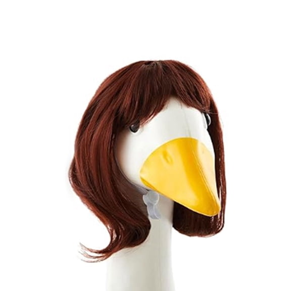Yammee Cartoon Gooses Wigs Costume Pets Decorative Outfits Suitable for Garden Gooses Decors and Festival Pets Photo Shoot