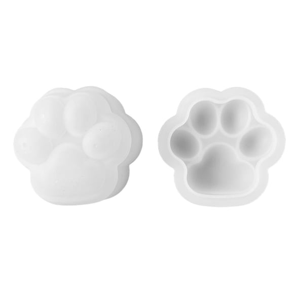 Yammee Cat Paw Storage Box DIY Silicone Mold Small Container Casting Tool for Neckalces