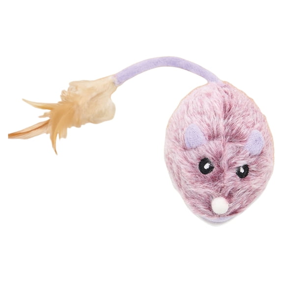 Yammee Cats Interactive Mouse Toy for Indoor Play Exercise Toy Mouse Squeaky Teaser