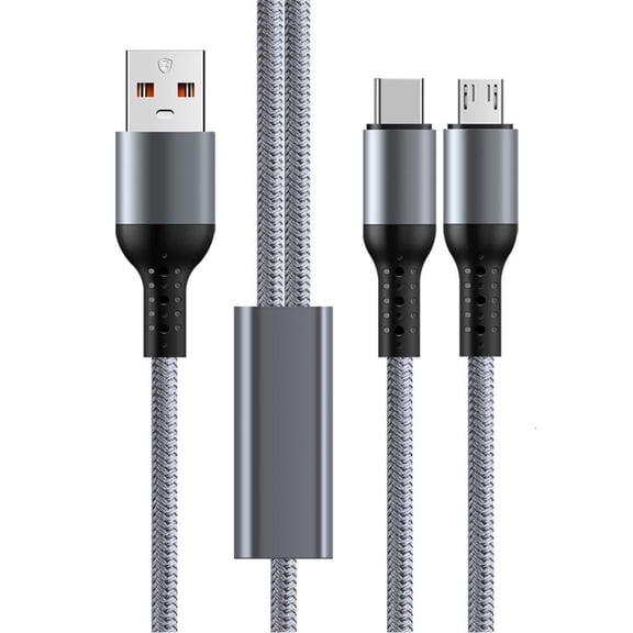 Yammee Charging Cable USB A to Type-C 5 Pin USB Charging Data Wire for Phone Tablet